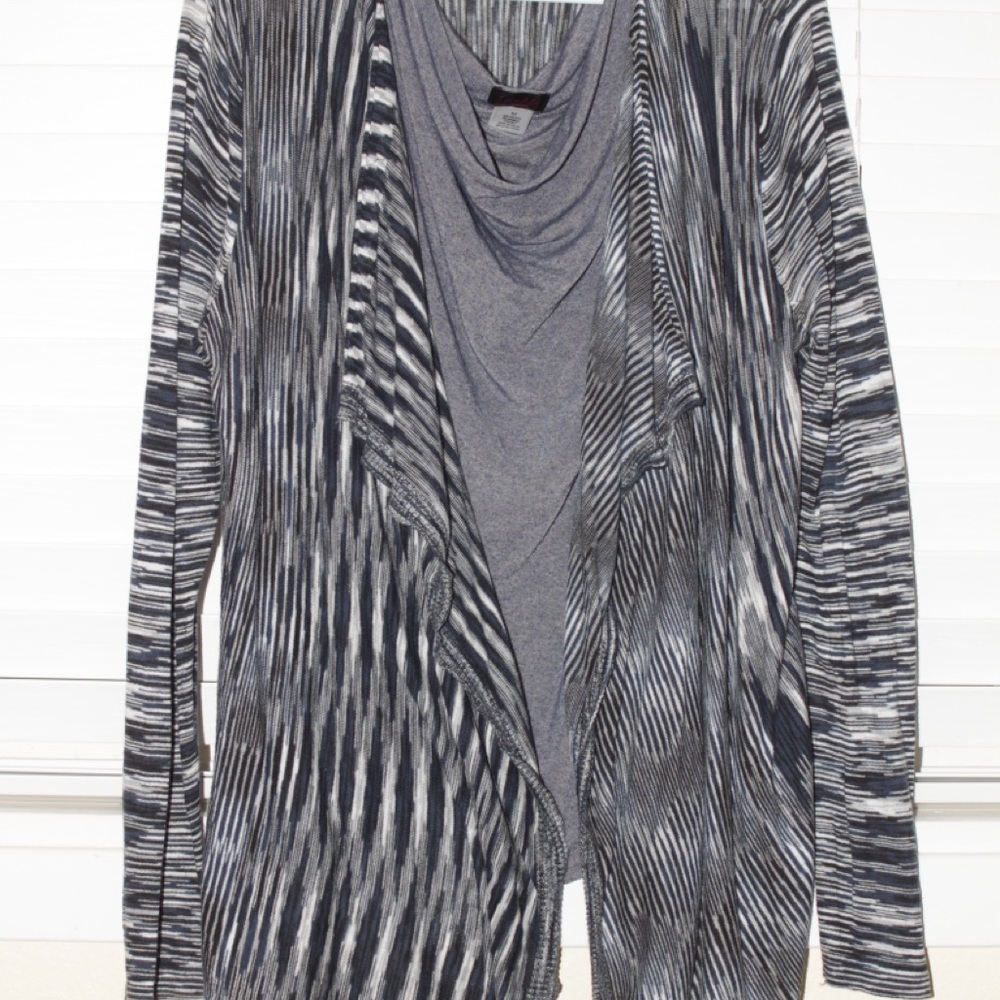 Dress tank top with cardigan